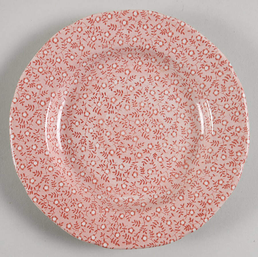 Country Chintz Pink Bread & Butter Plate by Royal Crownford-1