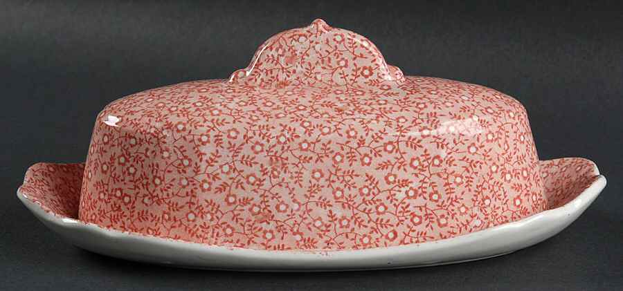 Country Chintz Pink 1/4 Lb Covered Butter by Royal Crownford-1