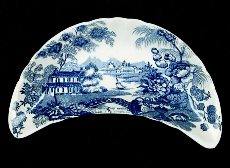 Tonquin Blue Bone Dish by Royal Crownford-1