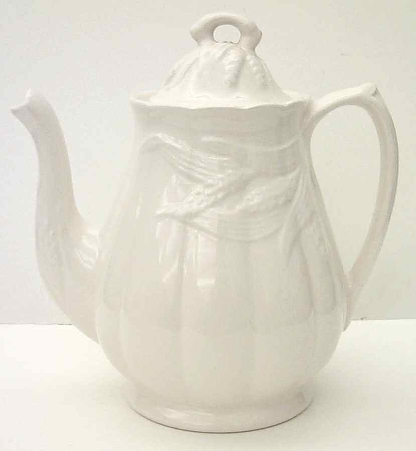 Wheat (Cream) Mini Coffee Pot & Lid by Royal Crownford-1