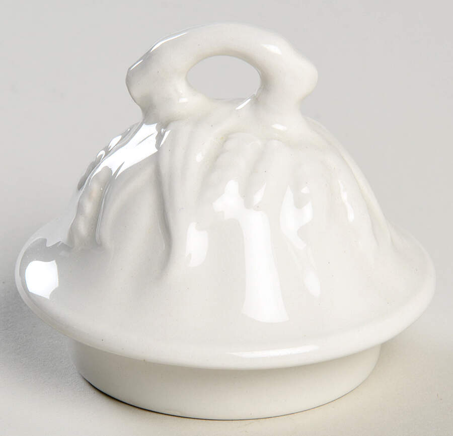 Wheat (Cream) Lid for Sugar Bowl by Royal Crownford-1