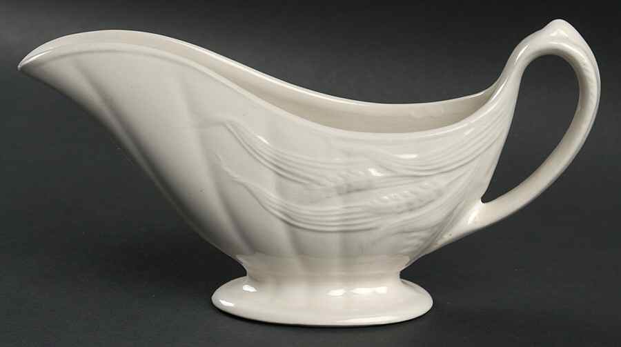 Wheat (Cream) Gravy Boat by Royal Crownford-1
