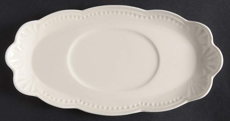 Wheat (Cream) Underplate for Gravy Boat by Royal Crownford-1