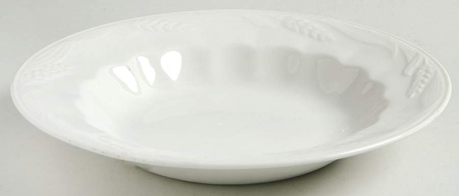 Wheat (Cream) Rim Soup Bowl by Royal Crownford-1