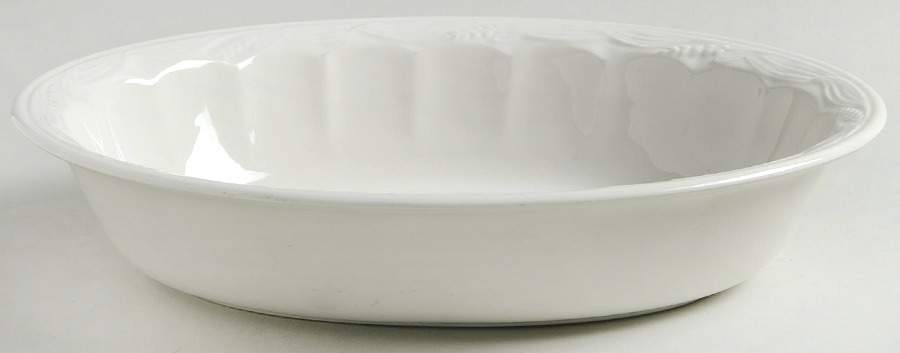 Wheat (Cream) 10" Oval Vegetable Bowl by Royal Crownford-1