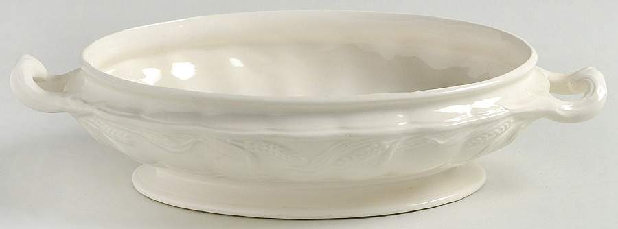 Wheat (Cream) Oval Vegetable No Lid by Royal Crownford-1