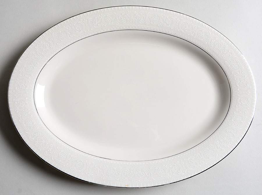 Belvedere 14" Oval Serving Platter by Royal Castle-1