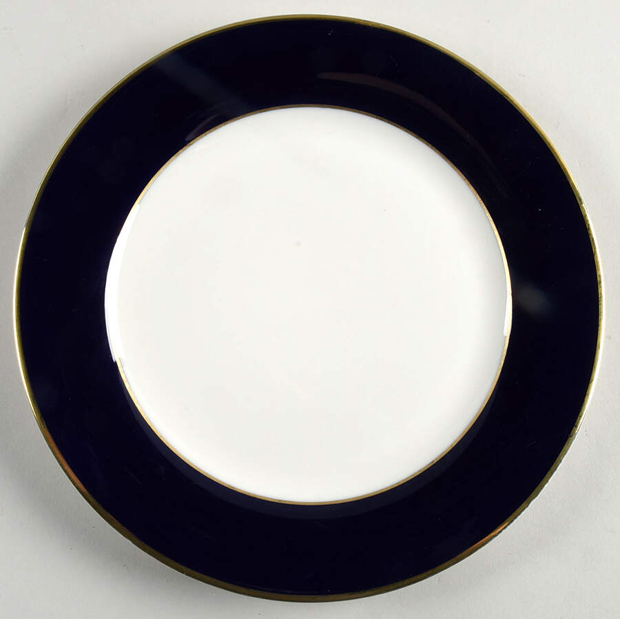 Cobalt Blue Dinner Plate by Royal Castle-1