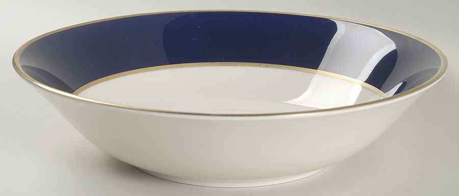 Cobalt Blue 9" Round Vegetable Bowl by Royal Castle-1