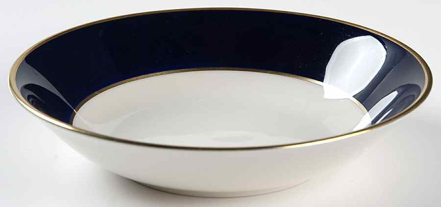 Cobalt Blue Coupe Soup Bowl by Royal Castle-1