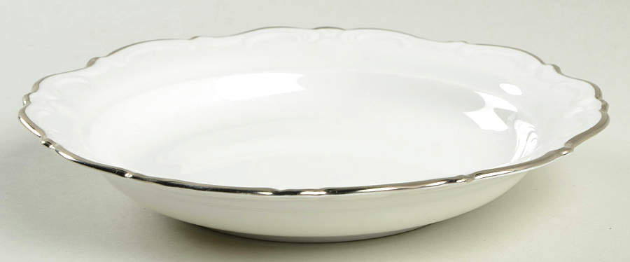 Elegance (Platinum) Coupe Soup Bowl by Royal Castle-1