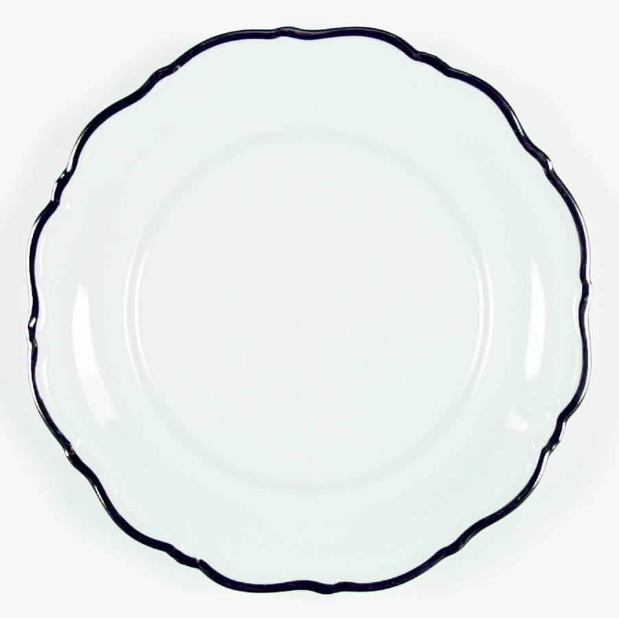 Elegance (Platinum) Dinner Plate by Royal Castle-1