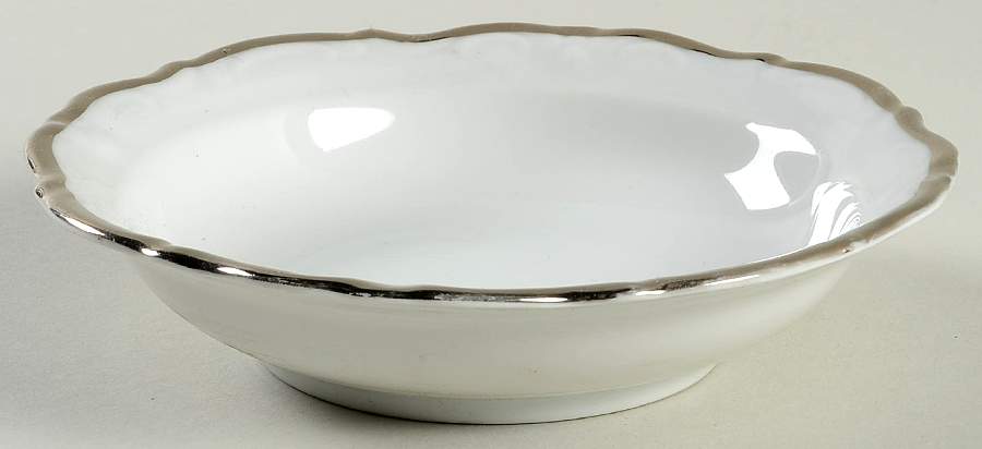 Elegance (Platinum) Fruit/Dessert (Sauce) Bowl by Royal Castle-1
