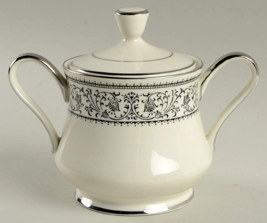 Georgian Sugar Bowl & Lid by Royal Castle-1