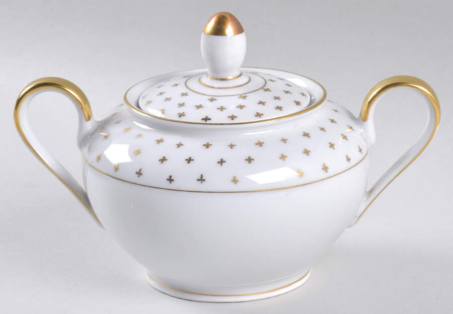 Golden Dream Sugar Bowl & Lid by Royal Castle-1