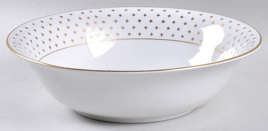 Golden Dream 9" Round Vegetable Bowl by Royal Castle-1