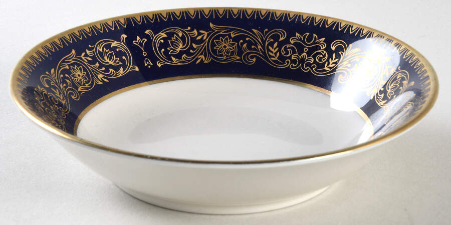 Heritage Cobalt Blue Fruit/Dessert (Sauce) Bowl by Royal Castle-1