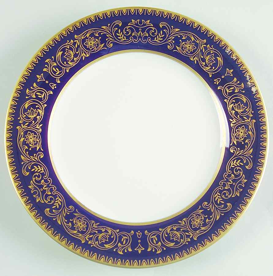 Heritage Cobalt Blue Bread & Butter Plate by Royal Castle-1