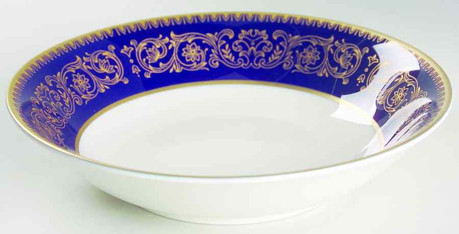 Heritage Cobalt Blue Coupe Soup Bowl by Royal Castle-1