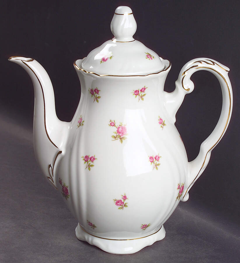 Old Dresden Small Coffee Pot & Lid by Royal Castle-1