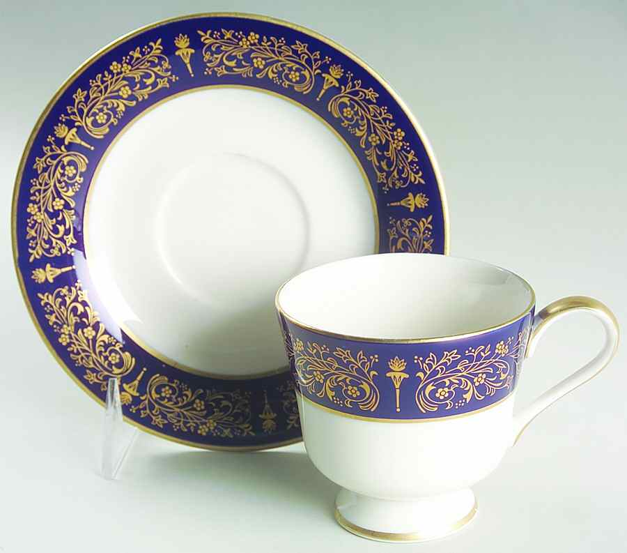Regal Footed Cup & Saucer Set by Royal Castle-1