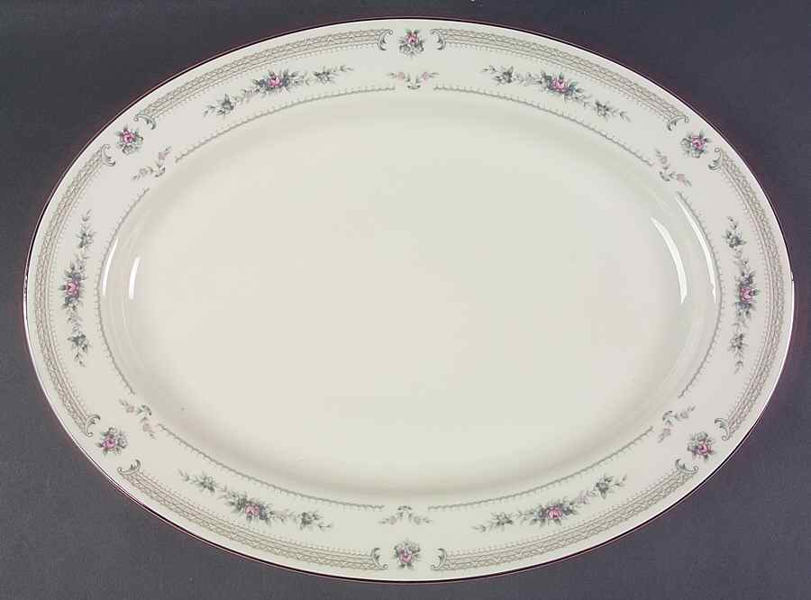 Serenity 16" Oval Serving Platter by Royal Castle-1