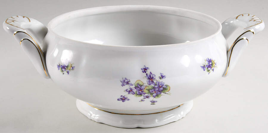 Violet of The Alps Tureen No Lid by Royal Castle-1