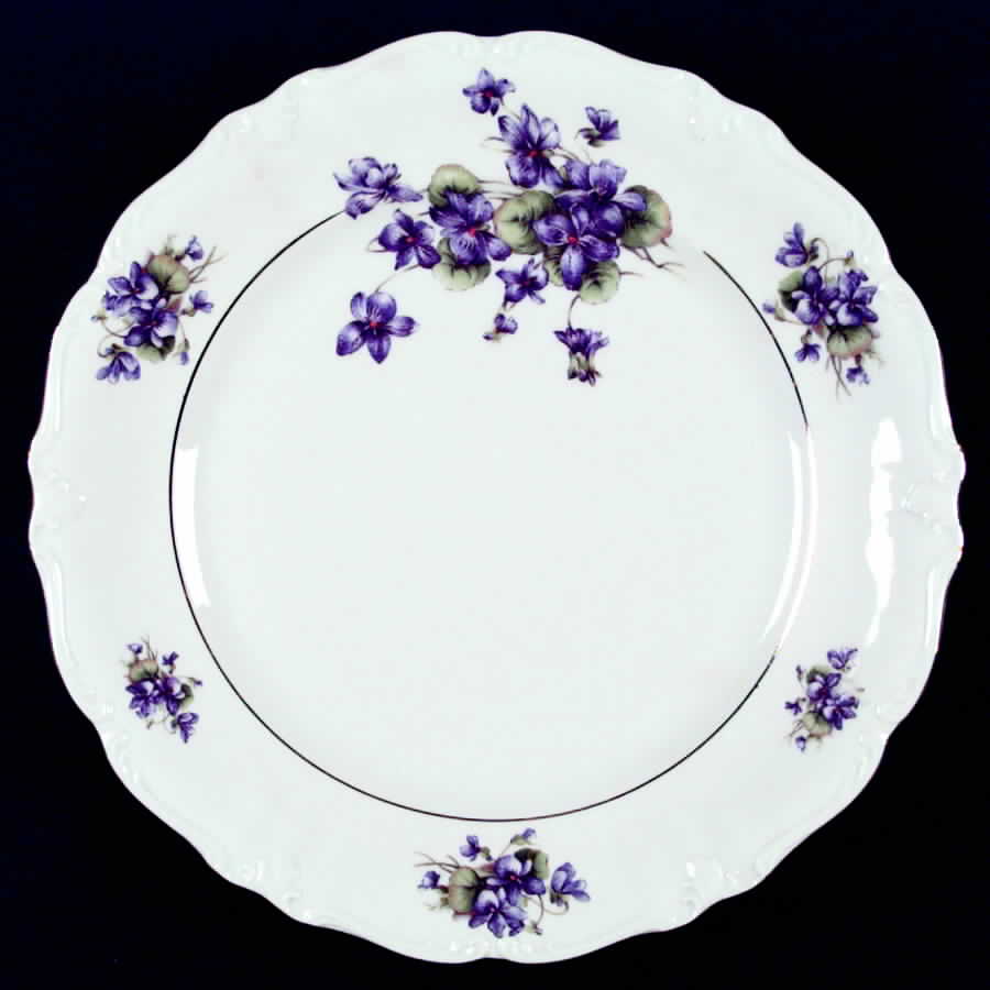 Violet of The Alps Dinner Plate by Royal Castle-1