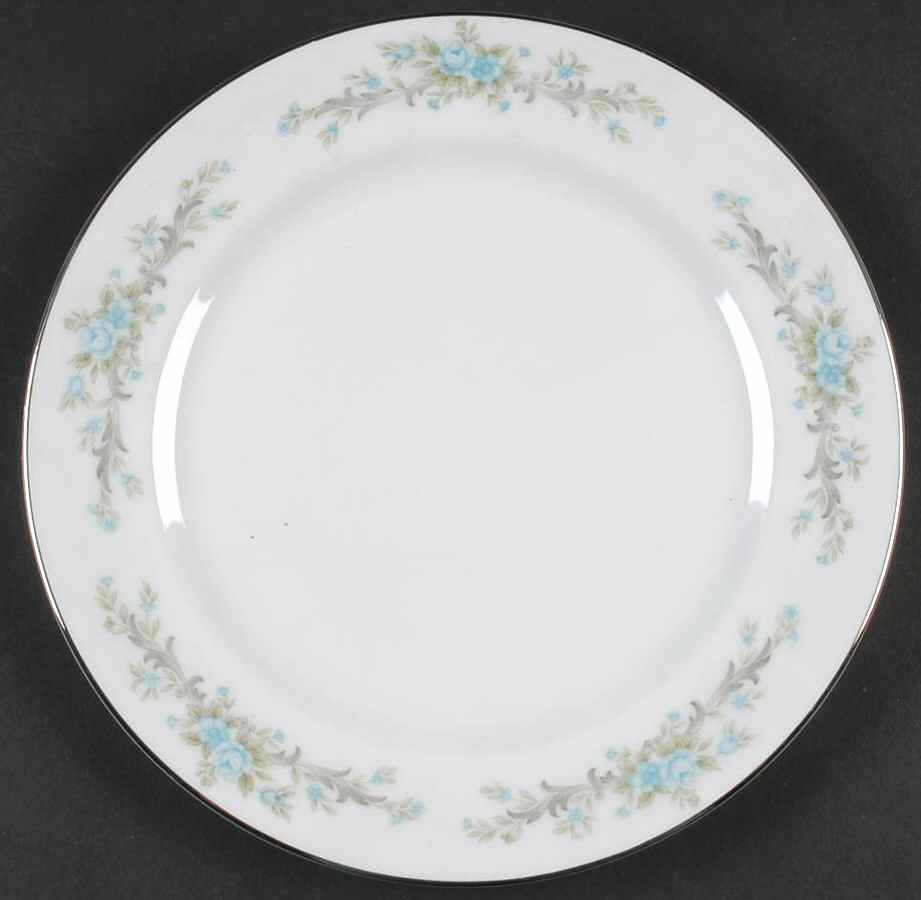 Blue Fantasy Luncheon Plate by Royal Court-1