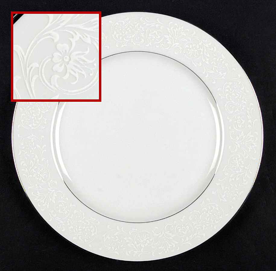 Brocade Dinner Plate by Royal Court-1