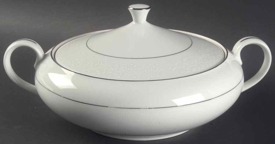 Brocade Round Covered Vegetable by Royal Court-1