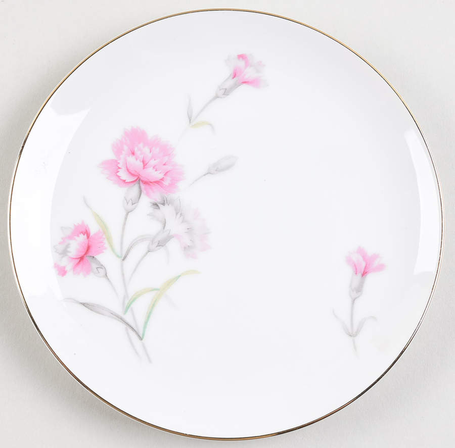 Carnation Bread & Butter Plate by Royal Court-1