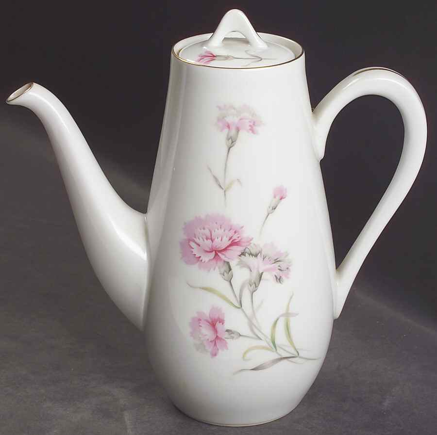 Carnation Coffee Pot & Lid by Royal Court-1