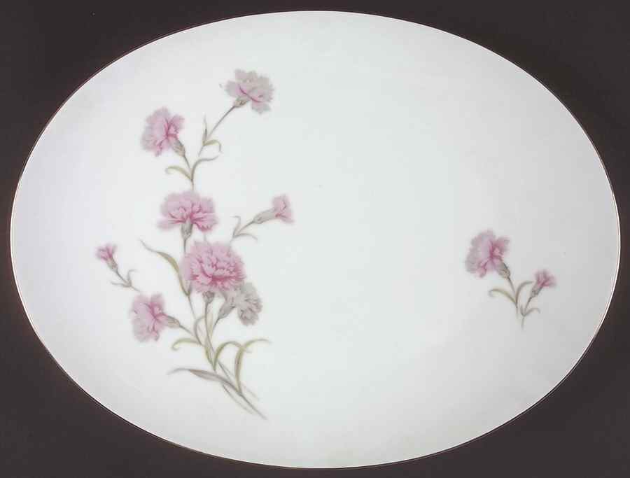 Carnation 15" Oval Serving Platter by Royal Court-1
