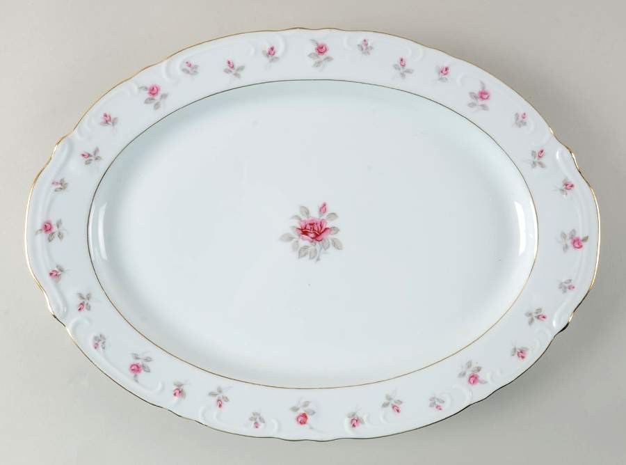Du Barry 16" Oval Serving Platter by Royal Court-1