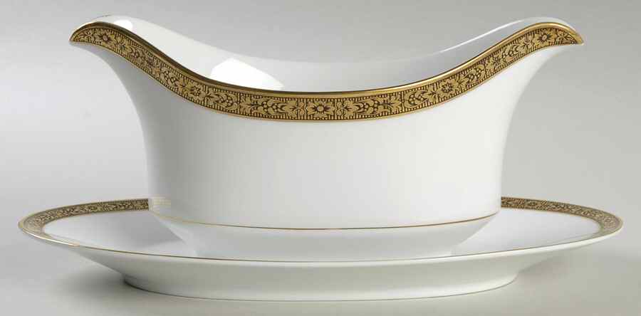Duchess Gravy Boat with Attached Underplate by Royal Court-1