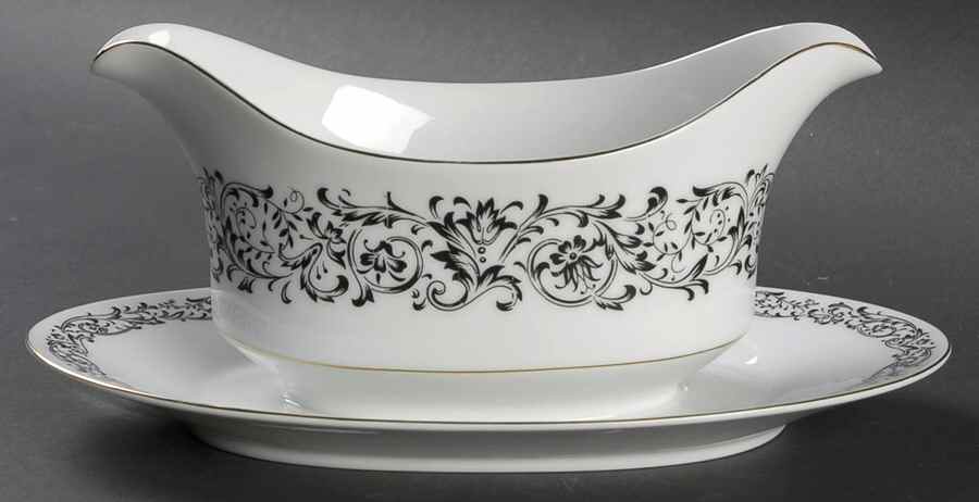 Seville Gravy Boat with Attached Underplate by Royal Court-1