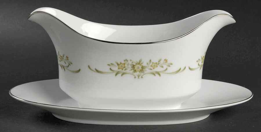 Sharon Gravy Boat with Attached Underplate by Royal Court-1