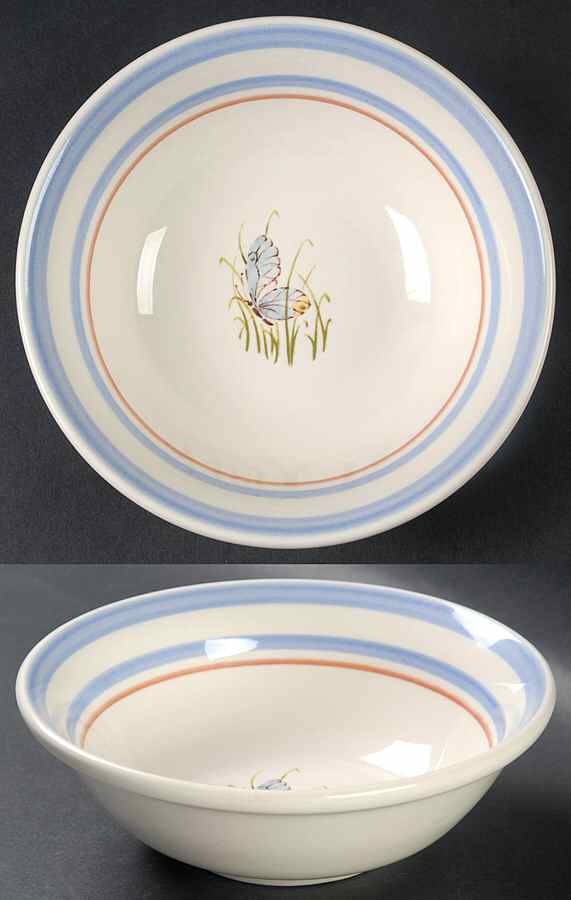Medina Butterfly Coupe Cereal Bowl by Royal Cumberland-1