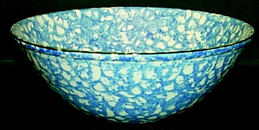 Town and Country Blue (Black Trim) 8" Round Vegetable Bowl by Royal Cumberland-1