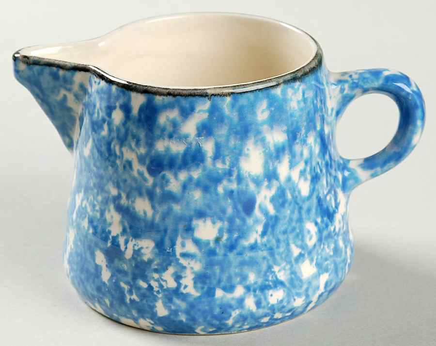Town and Country Blue (Black Trim) Creamer by Royal Cumberland-1