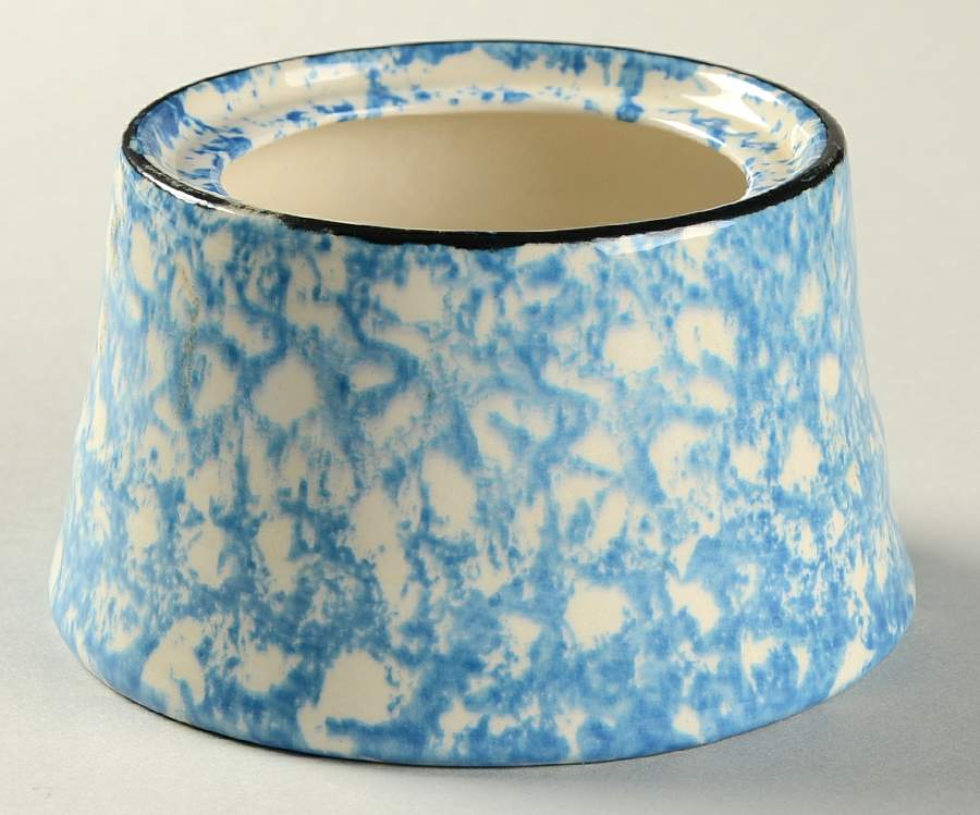 Town and Country Blue (Black Trim) Sugar Bowl No Lid by Royal Cumberland-1