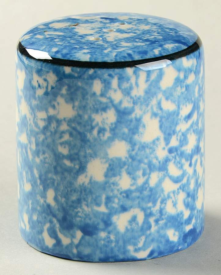 Town and Country Blue (Black Trim) Salt Shaker by Royal Cumberland-1