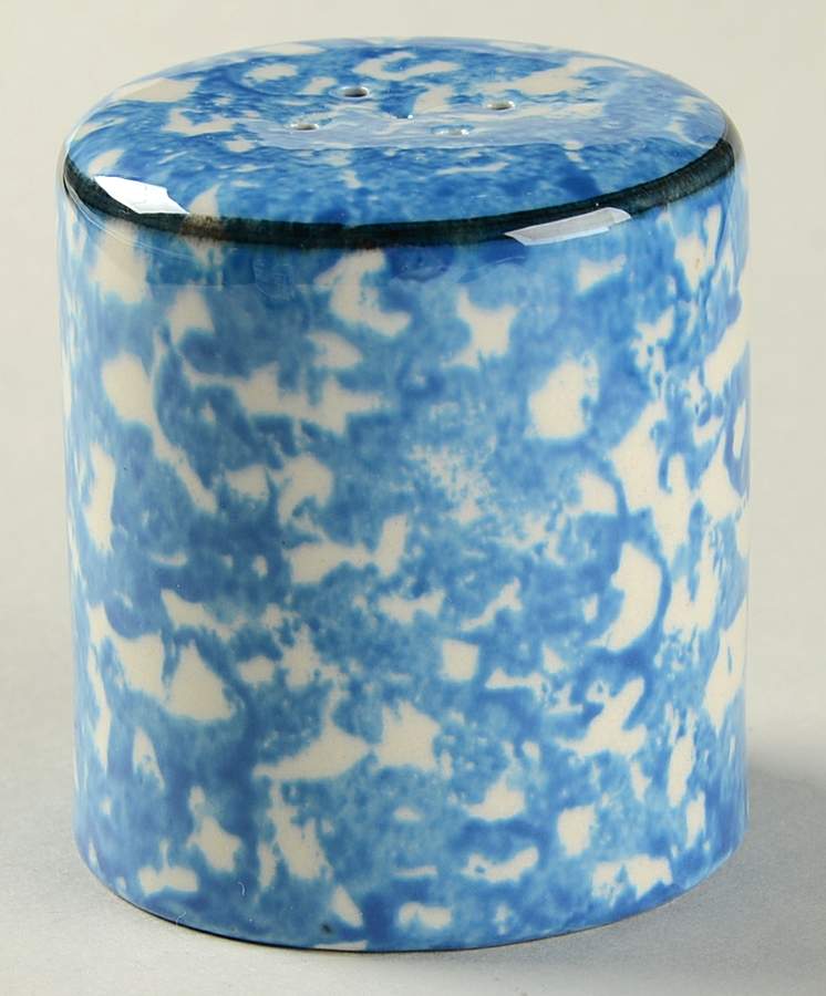 Town and Country Blue (Black Trim) Pepper Shaker by Royal Cumberland-1