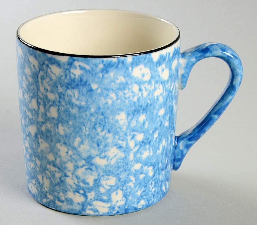 Town and Country Blue (Black Trim) Mug by Royal Cumberland-1