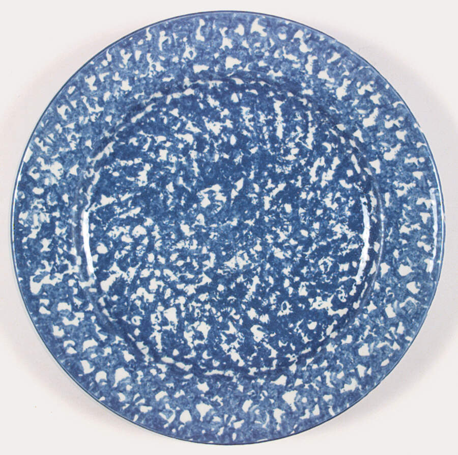 Town and Country Blue (No trim) Dinner Plate by Royal Cumberland-1