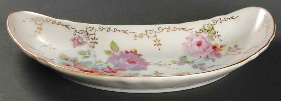 Chantilly Rose Crescent Salad Plate by Royal Crown (Japan)-1