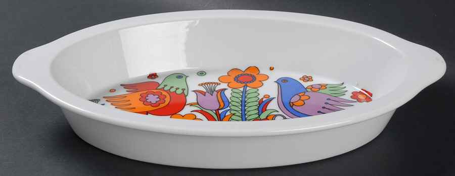 Paradise 12'' Oval Baker by Royal Crown (Japan)-1