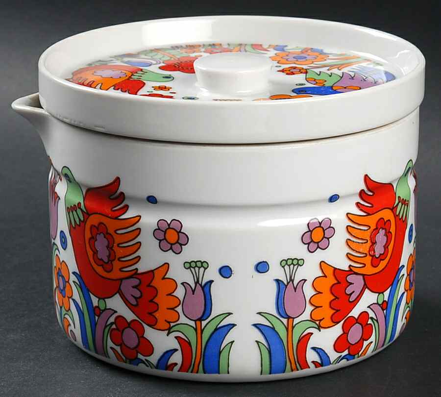 Paradise Sauce Boat & Lid by Royal Crown (Japan)-1