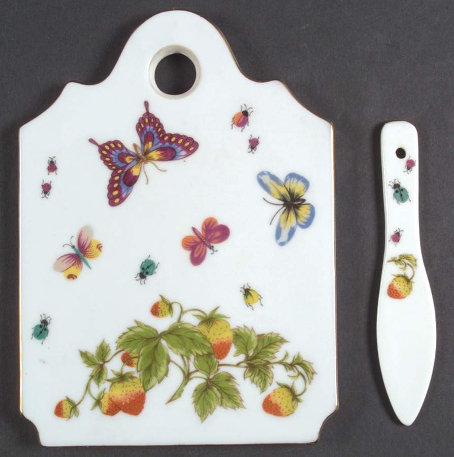 Spring Time Cheese & Cracker Board with Spreader by Royal Crown (Japan)-1